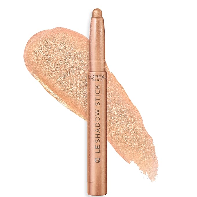 LOrealParis Eyeshadow – L'Oreal Paris Makeup Le Shadow Stick Eyeshadow, Blendable, Smudge-Resistant, Cream Eyeshadow, Twinkly Rose, 0