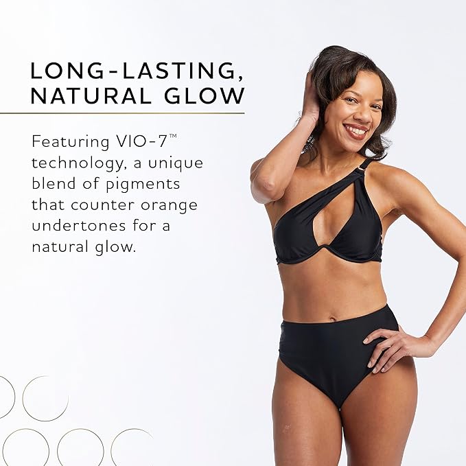 Norvell Sunless Self Tanning Bundle - Venetian Self Tanner Mousse with Bronzer, 8 Fl Oz + Streak-Free Tan Applicator Mitt - Premium Natural Looking Self Tanning Foam and Washable Self Tan Mitt