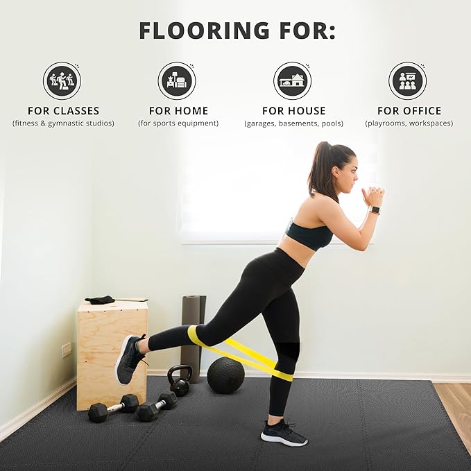 Top Pick โ Gym Flooring Set - Interlocking EVA Soft Foam 18 Pieces