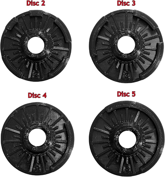 Top Pick – NEW More Durable Design Replacement Discs #2 3, 4, 4, 5 5 for 552 SelectTech 2.