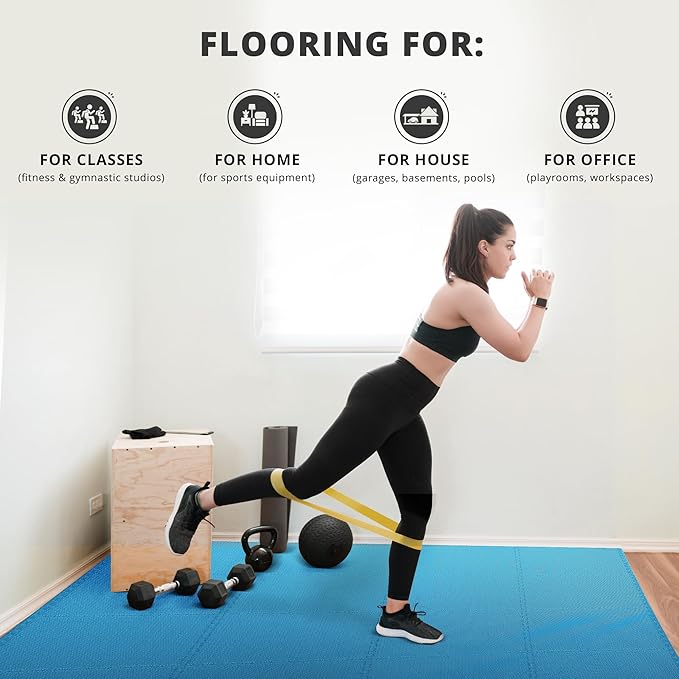 Top Pick โ Gym Flooring Set - Interlocking EVA Soft Foam 18 Pieces
