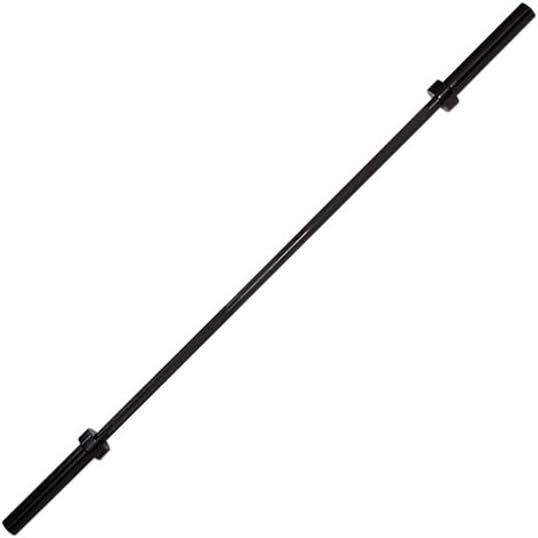 Top Pick – Body-Solid (OB72B Aloy Steel Olympic Bar - 6ft 44lb Barbell 600lbs Weights