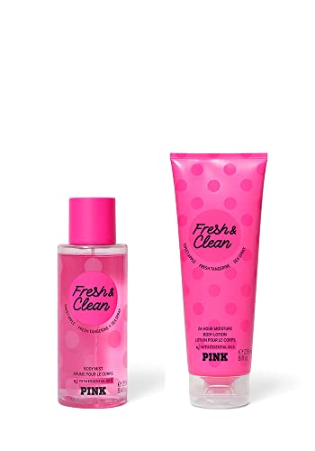 VictoriasSecret Sets – Victoria's Secret Pink Fresh & Clean Mist & Lotion Set