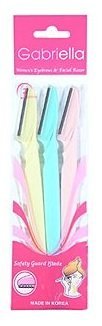 GABRIELLA Disposable Razors – GABRIELLA Womens Eyebrows & Facial Razor (Quantity: 6 Razors)