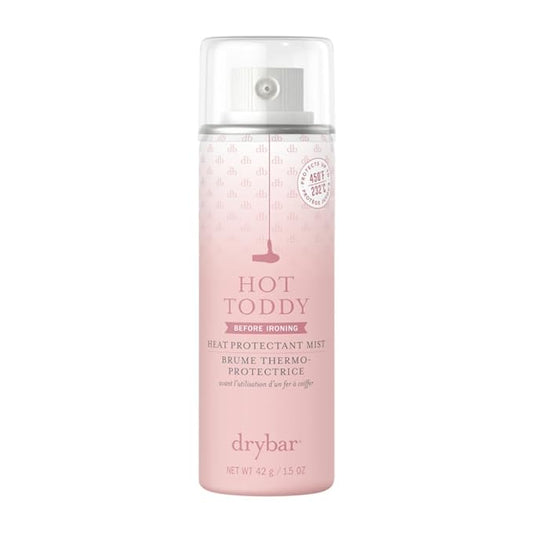 Drybar Hot Toddy Heat Protectant Mist Blanc Scent - Travel Size Lightweight Heat Protectant for Hair protects from Heat & Styling with Curling, Straightening and Styling Irons