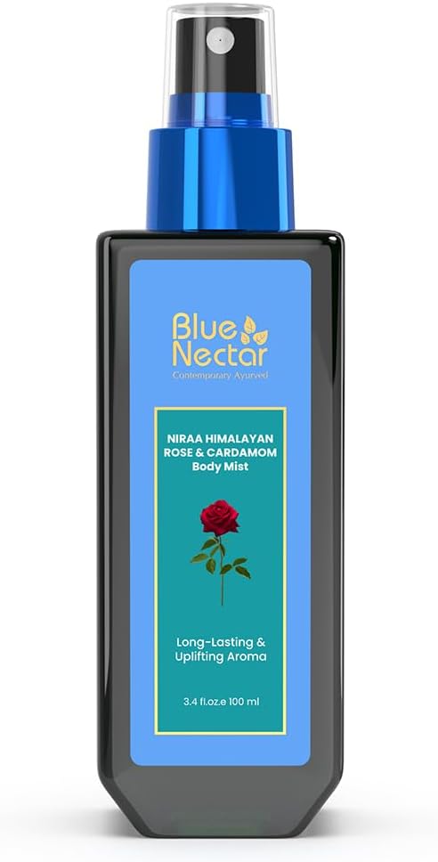 BlueNectarBeautyProducts Body Sprays – Blue Nectar Uplifting Body Mist with Himalyan Rose and Cardamom for long lasting freshness and aromatic body odor (3
