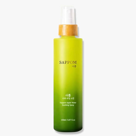 SKYLAKEAuthenticK-Cosmetics Toners & Astringents – Green Apple, SAPPOM Apple Water Soothing Spray Mist, for All Skin Types, After Shave, Refresh and Hydrating Toner, Natural Herbal Care