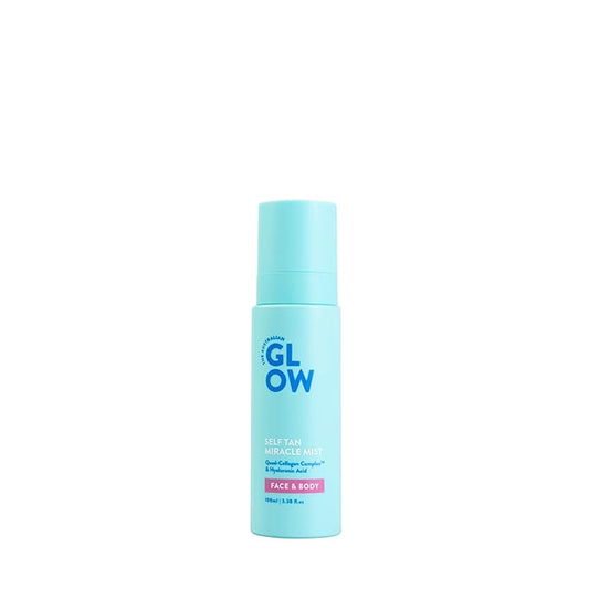 AustralianGlow Body Self-Tanners – Australian Glow Miracle Mist, Self Tanner for Face & Body w/Quad-Collagen Complex & Hyaluronic Acid, 3