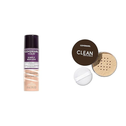 COVERGIRL+OLAY Simply Ageless 3-in-1 Liquid Foundation, Classic Ivory 20g