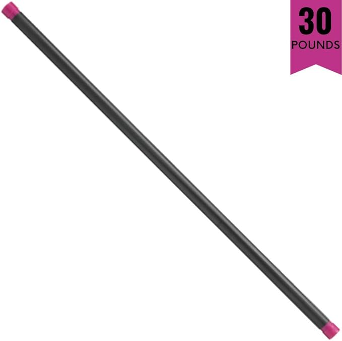 Top Pick – Body-Solid Rubber Padded Weighted Bar - Stretching Weight