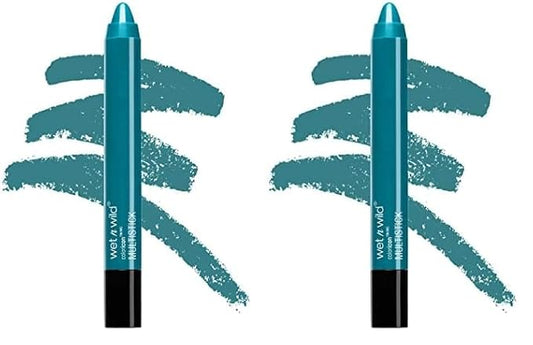 wetnwild Eyeshadow – wet n wild Color Icon Cream Eyeshadow Makeup Multi-Stick Teal Not So Calm Waters (Pack of 2)