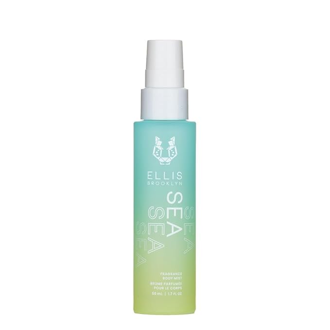 EllisBrooklyn Body Sprays – Ellis Brooklyn SEA Hair And Body Fragrance Mist - Aquatic Citrus Perfume with Lemon Sfuma, Pineapple Leaves, & Tonka Bean, Vegan Perfume Mist, Made In The USA, 50ml 1