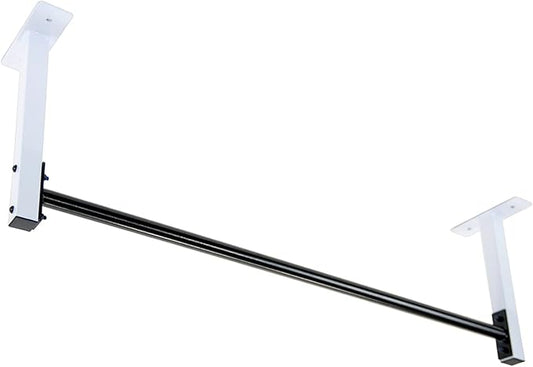 Top Pick – Ultimate Body Press Ceiling Mount Pull Up Bar 8 Foot 48” Straight 14” Risers, 16