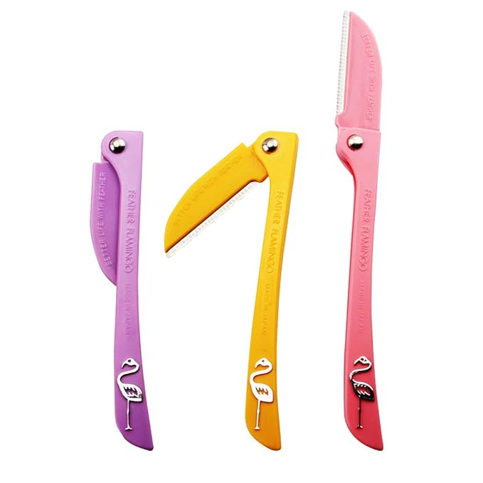 glowtalebaeuty Eyebrow Trimmers – Eyebrow Razor, Facial Hair Trimmer, Eyebrow Shaver Razor, Face Razor and Eyebrow Sharper for Women and Men 3 PCS