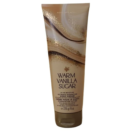 LushLather Creams – Bath & Body Works Warm Vanilla Sugar Ultra Shea Body Cream 8 Oz (I0095235)