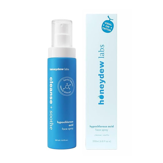 HoneydewLabs Face Mists – Hypochlorous Acid Spray – HOCl Face & Skin Mist for Acne, Eczema & Irritation – Multi-Purpose Skin Repair – Eyelid Cleanser, Post-Workout, Post-Procedure, Scalp & Sensitive Skin – 6