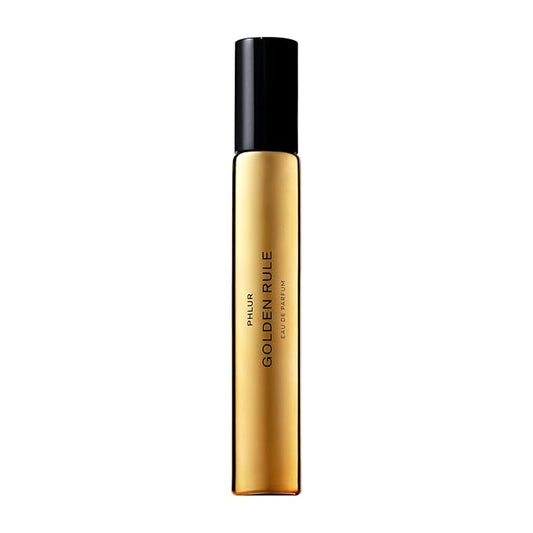 PHLUR Eau de Parfum – PHLUR Golden Rule Eau de Parfum - Travel Size Perfume Fragrance - Fruity Floral Perfume with Mandarin, Pink Pepper, Pear, Jasmine, Coconut Milk, Sandalwood & Vanilla Cream (9