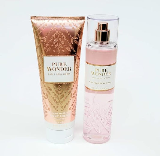 Bath+%26+Body+Works Body Sprays – Bath and Body Works Pure Wonder Body Cream Fragrance Mist Set