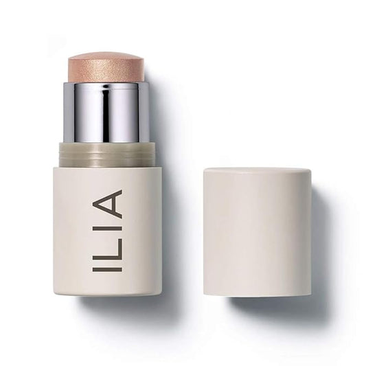 ILIA Highlighters & Luminizers – ILIA - Multi-Stick For Lips + Cheeks | Buildable, Creamy, Multi-Use Color Formula for All Skin Types | Nourish, Soften, Protect | Non-Toxic, Vegan, Cruelty-Free (Stella by Starlight, 0