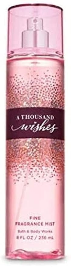 Bath+%26+Body+Works Body Sprays – Bath & Body Works A Thousand Wishes By Bath & Body Works for Women - 8 Oz Fine Fragrance Mist, 8 Oz
