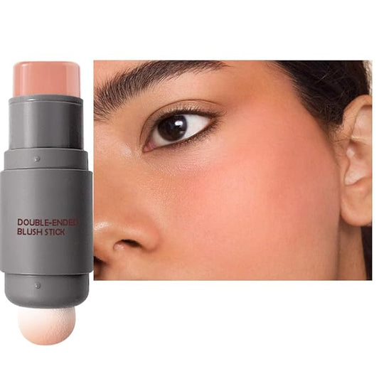 glowtalebaeuty Blush – Cream to Powder Blush Stick, High Impact Color, Moisturizing Face Makeup (02#, 1 Count (Pack of 1))