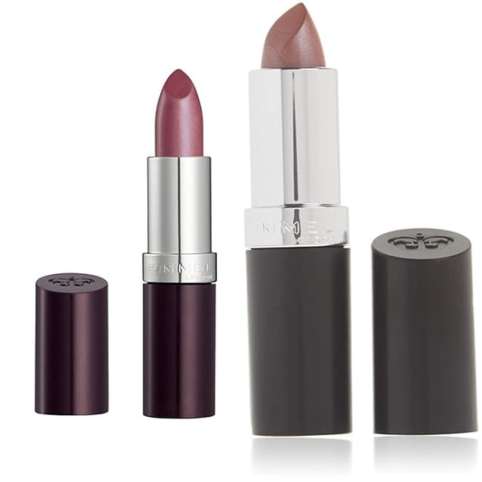 Rimmel Lipstick – Rimmel Lasting Finish Lipstick Bundle - Heather & Coffee Shimmer, 066 & 264, 14oz Each