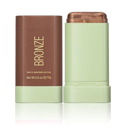 Tiejdhr Blush – Multi-Use Makeup Blush Stick, Beauty Tinted Solid Blush Stick,Facial Contouring Highlight & Brighten Face Stick, Waterproof Moisturizer Stick, Suitable for All Skin (4#Beach Glow)