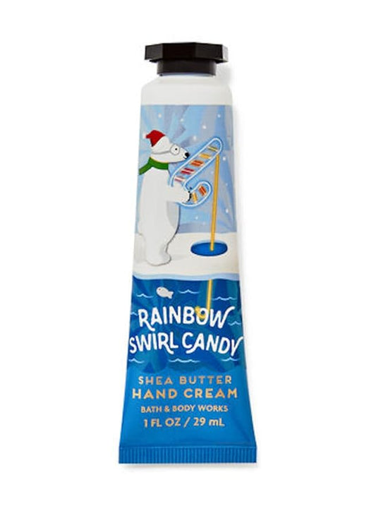 LushLather Hand Creams & Lotions – Bath & Body Works Rainbow Swirl Candy Shea Butter Travel Size Hand Cream 1oz (Rainbow Swirl Candy)