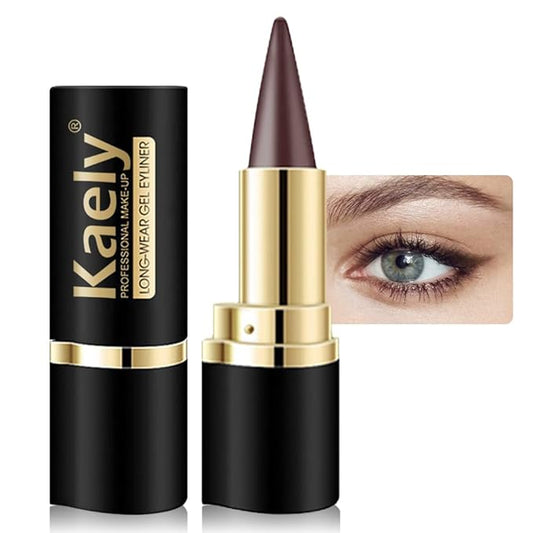 KaelyCosmetics Eyeliner – Kaely Brown Gel Eyeliner Pencil,Waterproof Smudge Proof Eye Liner Pen,Cat Eye Goth Halloween Makeup,Eye Black Face Paint Lipstick Crayon,Color Colorful Eyeliner Eyeshadow Stick,03