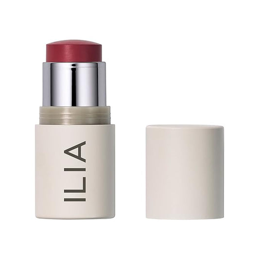ILIA Lipstick – ILIA - Multi Stick For Lips + Cheeks | Non-Toxic, Vegan, Cruelty-Free, Nourishing Cream + Lip Color In One for All Skin Types (A Fine Romance, 0