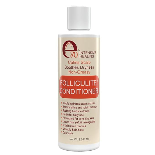 e70IntensiveHealing Conditioners – Folliculitis Treatment Hair Conditioner | Moisturize Sensitive Skin, Itchy, Dry Scalp & Damaged Hair Repair | Herbal Extracts for Soft, Shiny Hair | Gentle Color-Safe Detangling Solution
