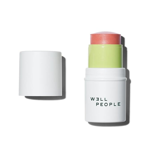 WellPeople Blush – Well People Supernatural Stick Multi-Use Blush, Creamy, Hydrating Blush Stick For A Pop Of Color, Use For Cheeks & Lips, Vegan & Cruelty-free, Rose