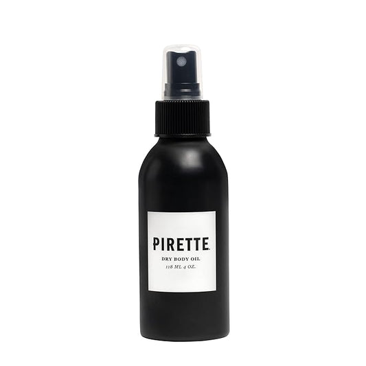 PIRETTE Oils – PIRETTE Dry Body Oil, Women’s Beach Inspired Hydrating Mist for Hair & Body, with Coconut Oil & Vitamin E, 4 Fl Oz