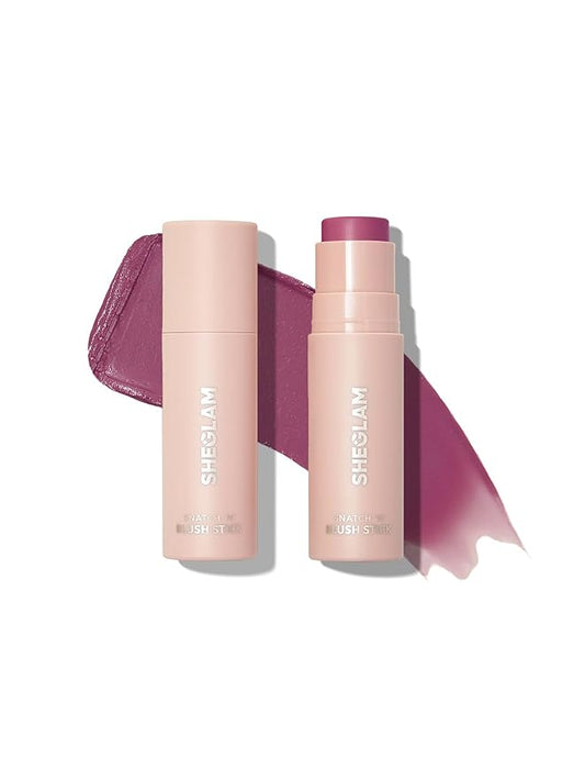 SHEGLAM Blush – SHEGLAM Snatch N Cream Blush Stick Longlasting High Pigment Blush for Cheeks - Plum Wine