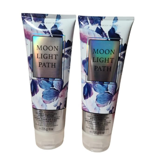 LushLather Creams – Bath and Body Works 2 Pack Moonlight Path Ultra Shea Body Cream 8 Oz