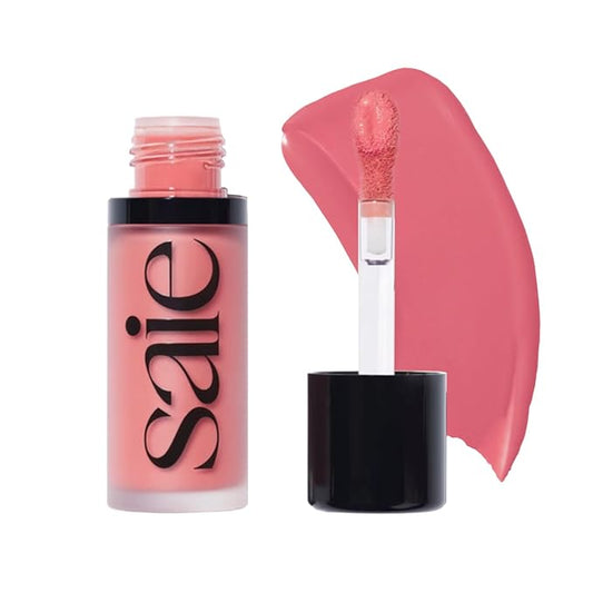 Saie Blush – Saie Dew Liquid Blush for Cheeks - Hydrating Cream Blush Stick with a Blendable + Buildable Formula - Skincare Infused Dewy Cheek Tint for a Natural Flush - Glowy Makeup Essential - Sweetie (