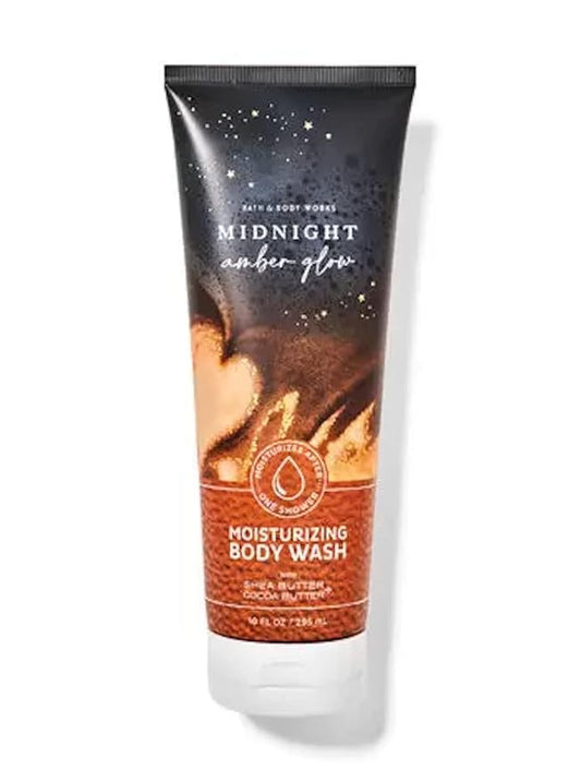 LushLather Body Washes – Bath & Body Works Midnight Amber Glow Moisturizing Body Wash 10 oz (Midnight Amber Glow), 1