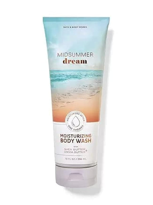 LushLather Body Washes – Bath and Body Works Midsummer Dream Moisturizing Body Wash 10 fl oz / 296 mL