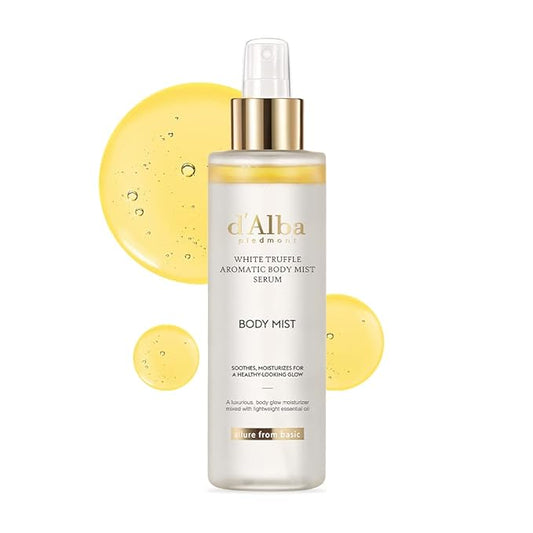 dalbaPiedmont Oils – d'alba Piedmont Italian White Truffle Aromatic Body Mist Serum, Glowy Hydrating Body Serum Spray, Go-to Body Mist for dry and damaged skin, Romantic Fragrance Body Mist, Korean Skin Care (6