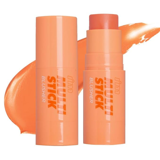 IMMEME Blush – I'M MEME Blusher - I'm Multi Stick 002 Coral | Easy Blendable Cream Blush for Natural Look, Multi Blush Stick for Cheek Tint, Face Contour Makeup, and Face Blush, for Beginners