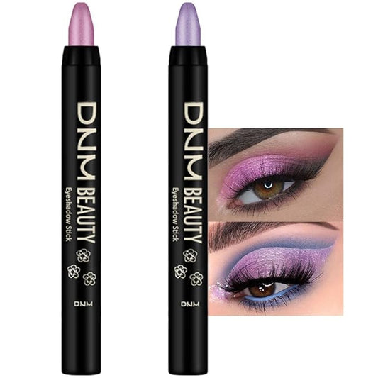 evpct Eyeshadow – evpct 2Pcs Cream Eyeshadow Sticks Set for Eyes Vioiet Pink & Light Purple Shimmer Eye Crayon Shadow Brightener Stick Pencil Pen Bulk sombras en crema para ojos 07+08
