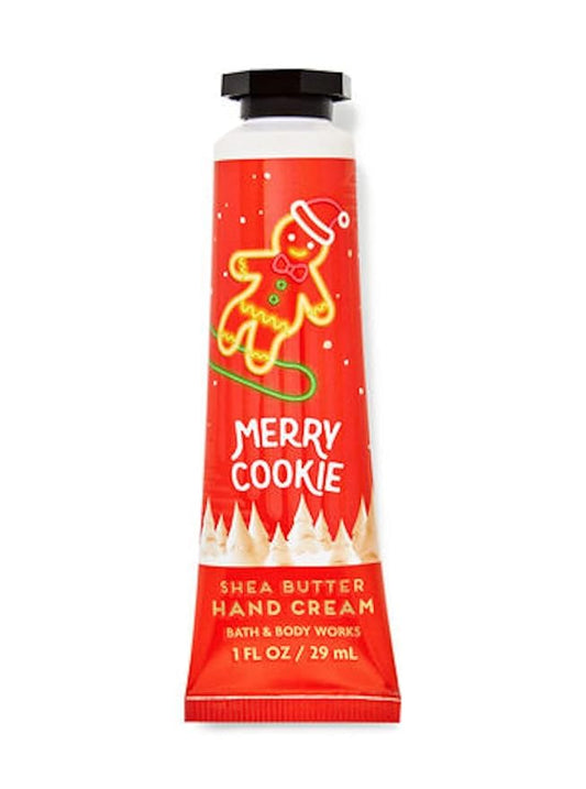 LushLather Hand Creams & Lotions – Bath & Body Works Merry Cookie Shea Butter Travel Size Hand Cream 1oz (Merry Cookie)
