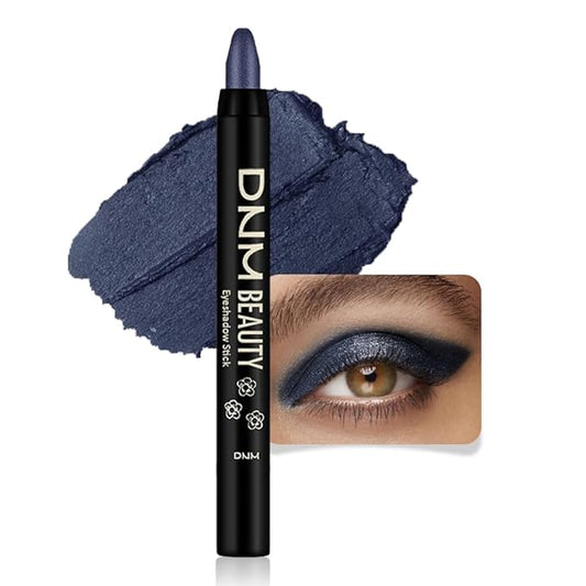 evpct Eyeshadow – evpct Midnight Blue Shimmer Cream Eye Shadow Brightener Sticks Set for Eyes, Blue Shimmery Matte Pencil Eye shadow Applicator Stick Pen Palette Makeup Waterproof sombras en crema para ojos 31#
