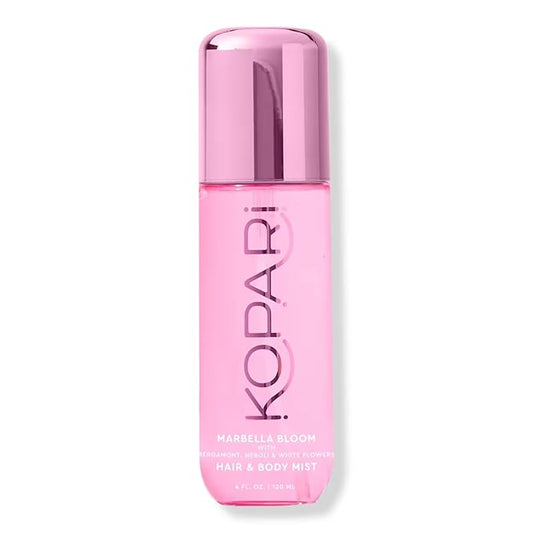 Kopari Body Sprays – Kopari Hair & Body Mist Marbella Bloom, Long-Lasting Bright Inviting Floral, Blend of Neroli & Bergamot, with a Touch Of Cardamom and Vetiver, 4 oz
