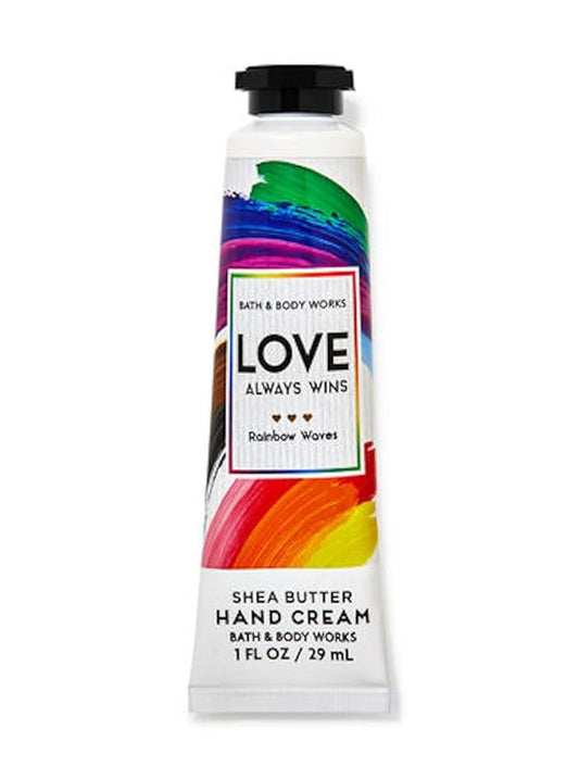 LushLather Hand Creams & Lotions – Bath & Body Works Rainbow Waves Shea Butter Travel Size Hand Cream 1oz (Rainbow Waves)