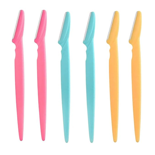 glowtalebaeuty Razors & Blades – 6 PC Eyebrow Razor Demaplane Tool for Women & Men Facial Eyebrow Trimmer Shaper Facial Hair Remover