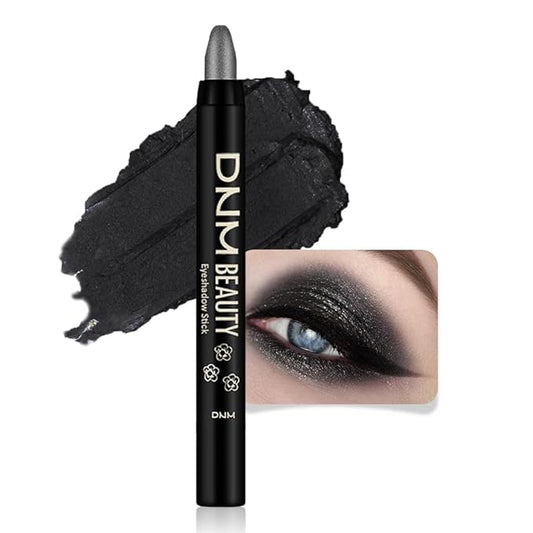 evpct Eyeshadow – evpct Pearl Black Shimmer Cream Eye Shadow Brightener Sticks Set for Eyes, Black Shimmery Matte Pencil Eye shadow Applicator Stick Pen Palette Makeup Waterproof sombras en crema para ojos 03#