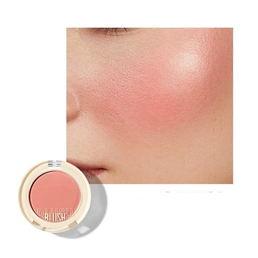 Melemando Blush – Shiny Blush 12 Color Cream High-Pigmented Buildable Face Blush Long-Lasting Natural Look Face Blush for Cheeks (Color 06)