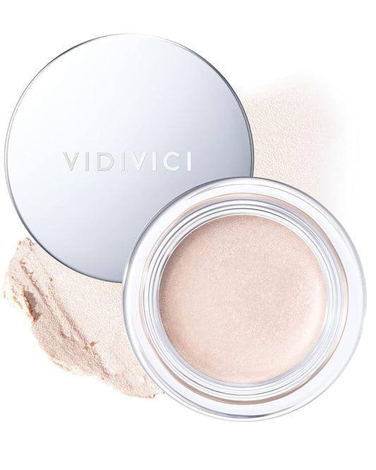 VIDIVICI Highlighters & Luminizers – VIDIVICI Millennial Glow Cream Illumination - Creamy Light Face Luminizer Highlighter for Dewy, Glow Makeup - Ultra Fine and Light Reflecting Particles, 0