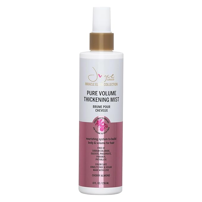 JoyceGiraudBeauty Hair Sprays – Joyce Giraud Volumizing & Thickening Mist, Adds Body & Fullness, Cherry Almond Scent, 8 Fl